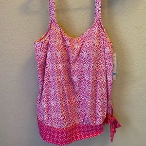 Blousy women’s bathing suit top